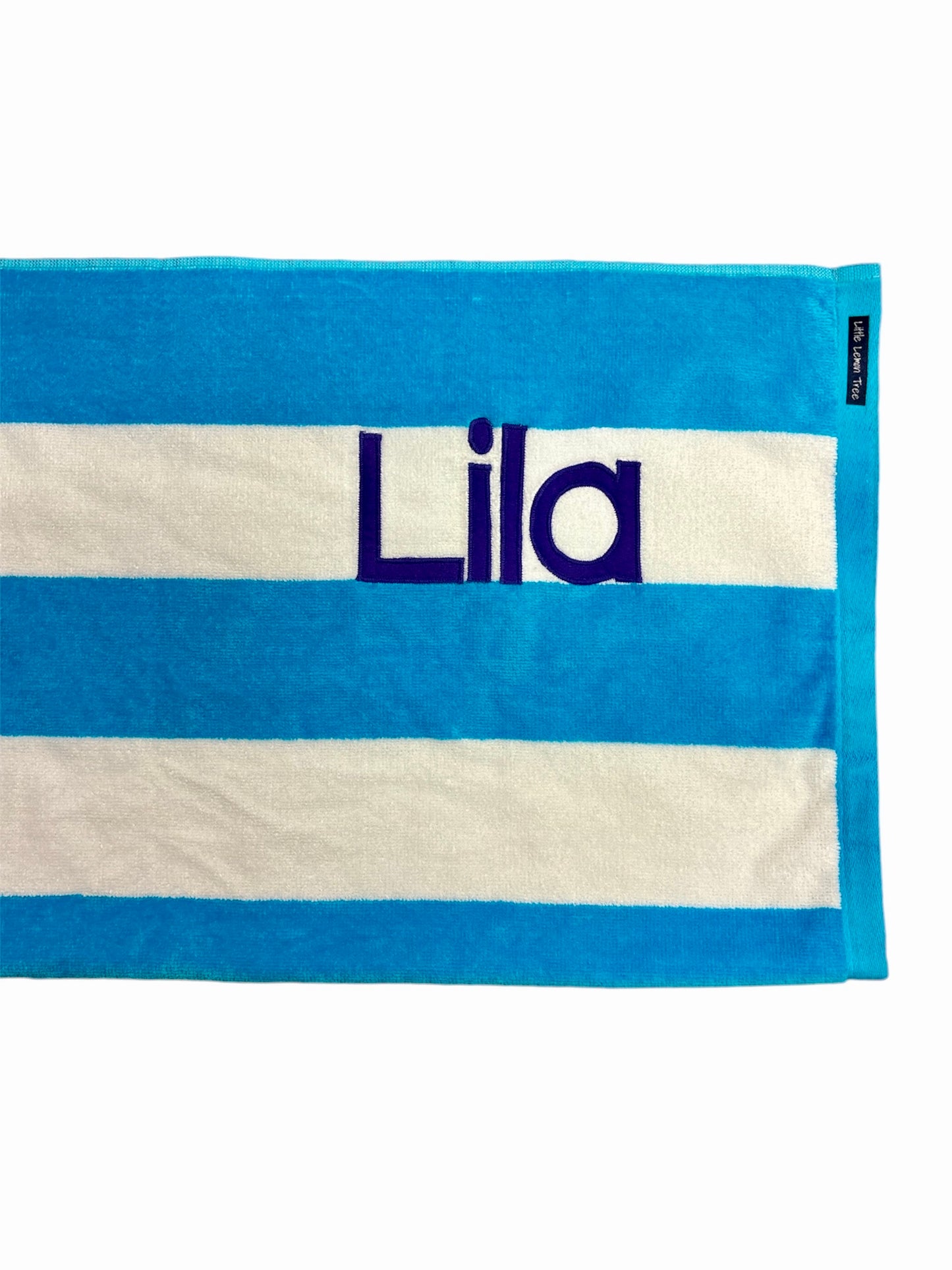 Personalised Beach Towel | Aqua