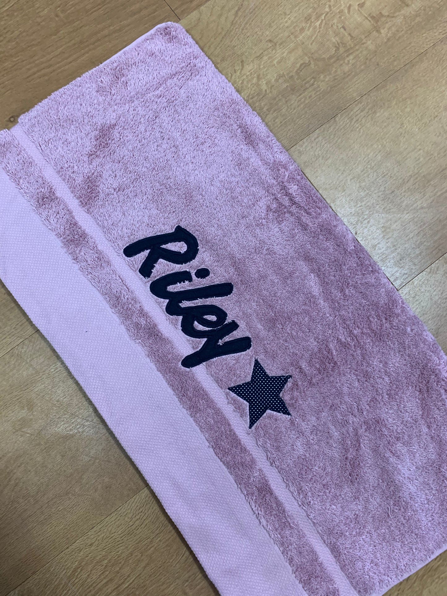 Personalised Bath Towel Rosette