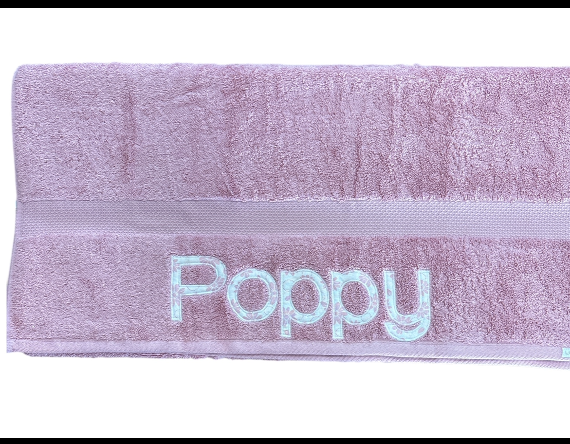 Personalised Bath Towel Rosette