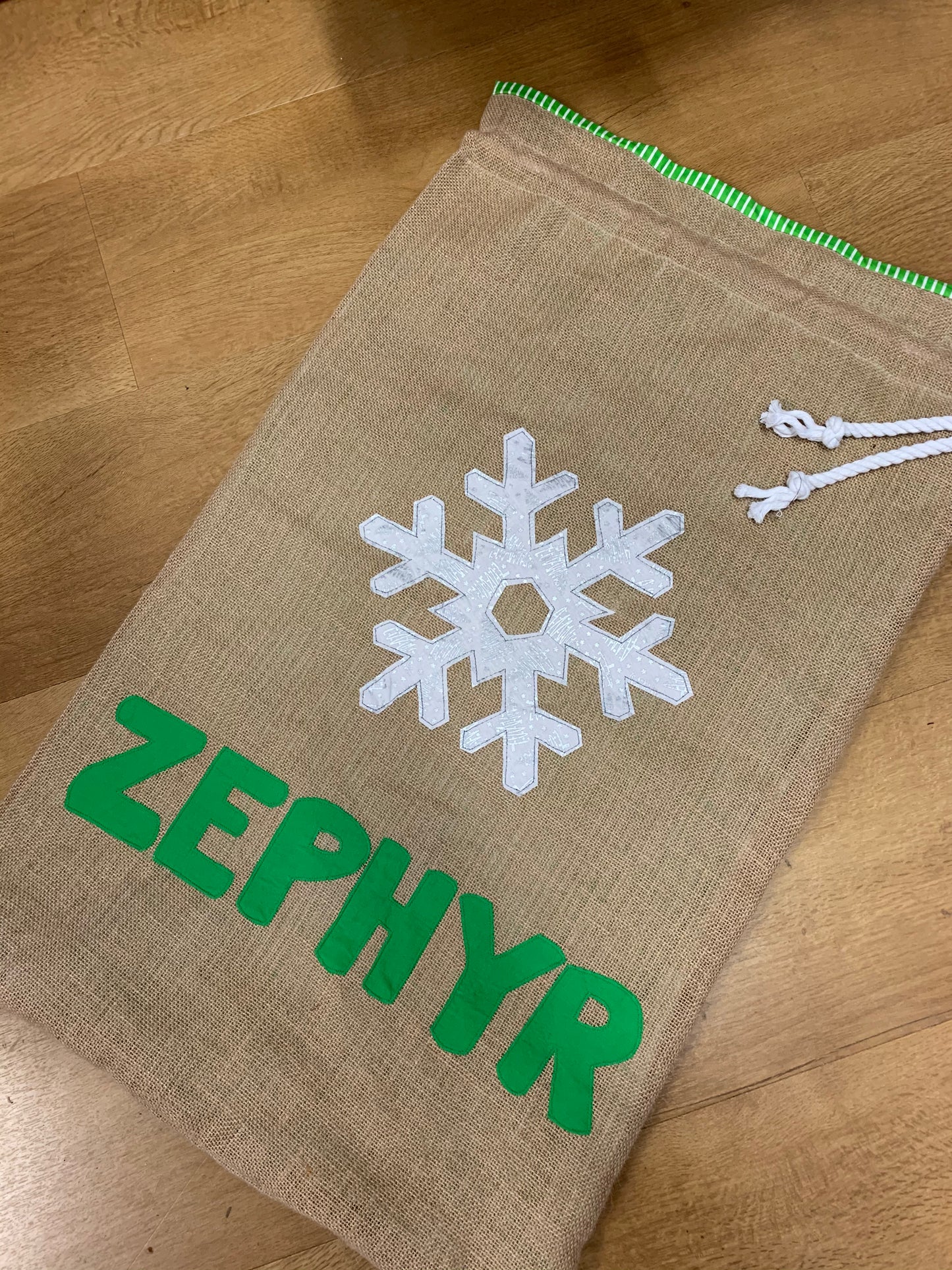Hessian Santa Sack