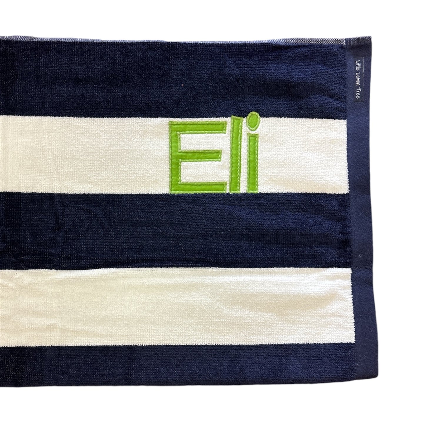 Personalised Beach Towel | Navy