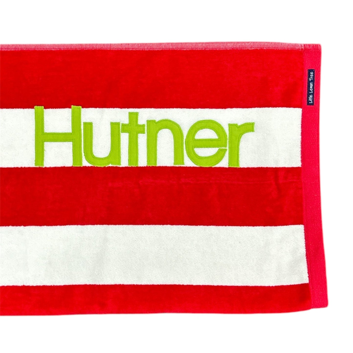 Personalised Beach Towel | Red