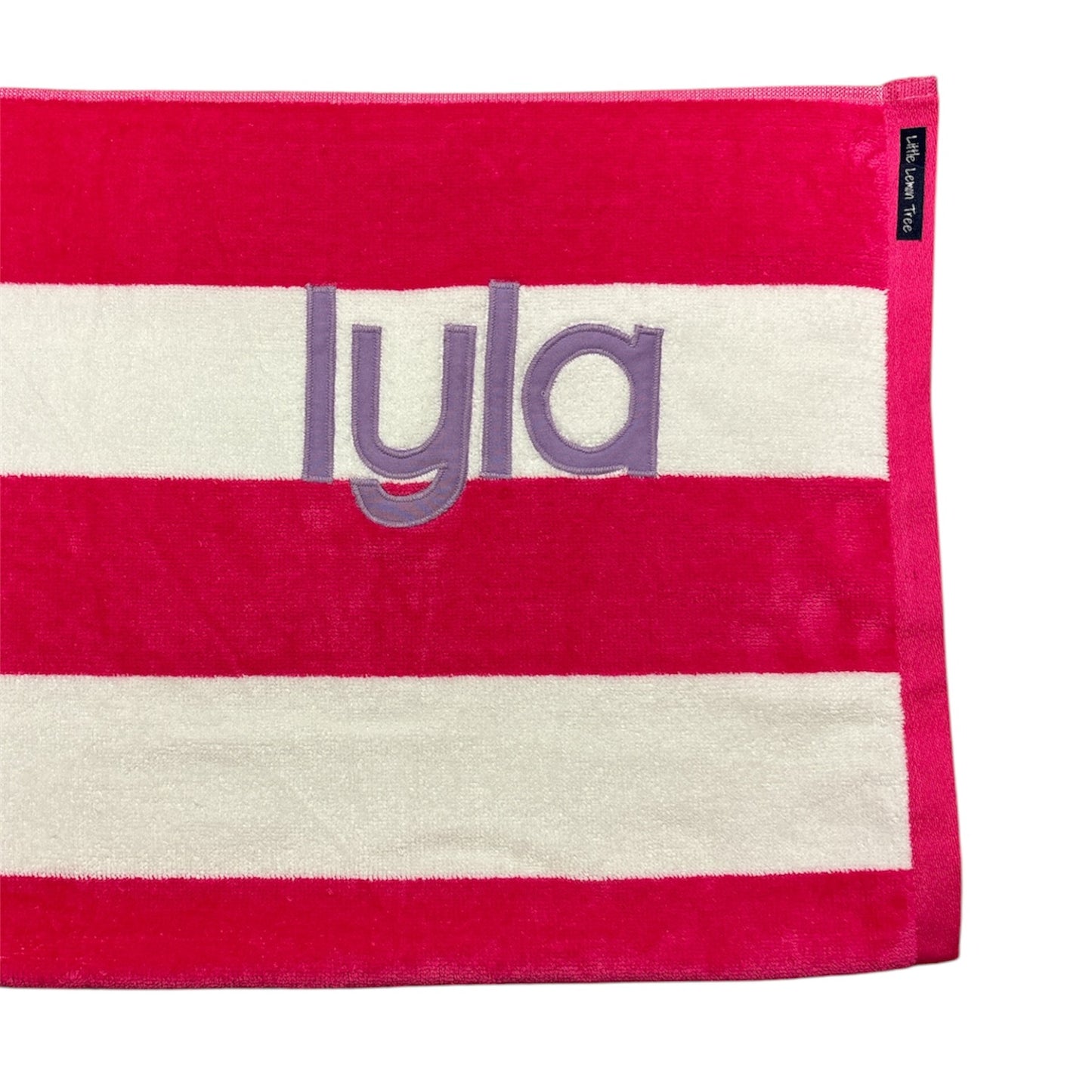 Personalised Beach Towel | Pink