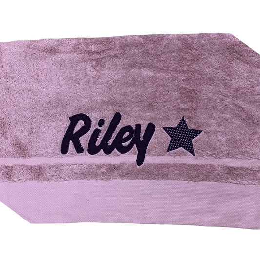 Personalised Bath Towel Rosette