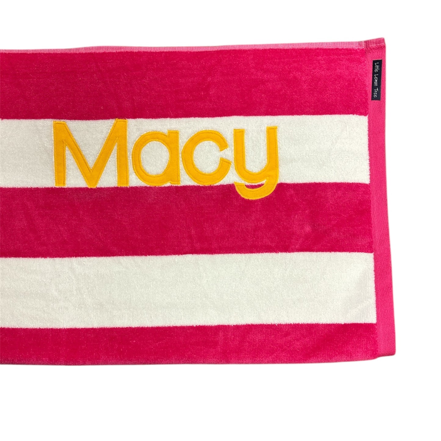 Personalised Beach Towel | Pink