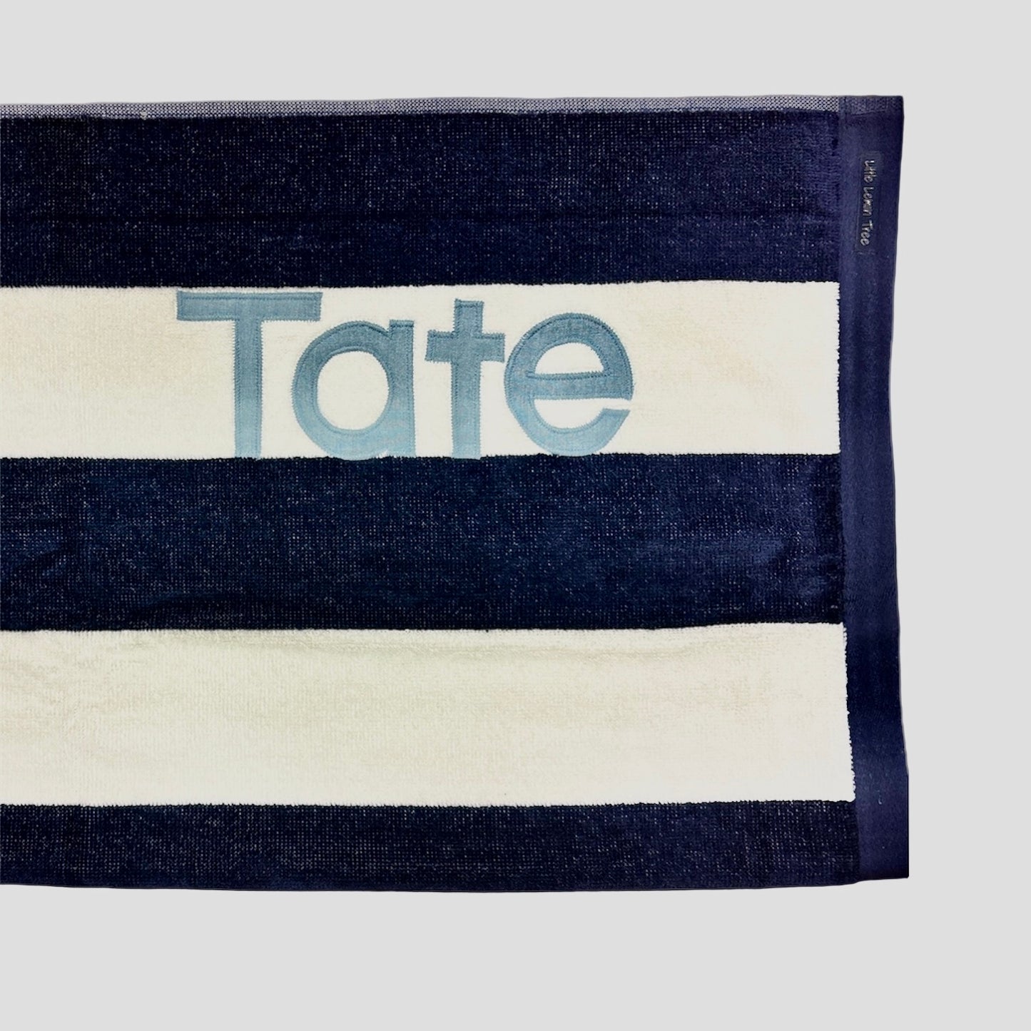 Personalised Beach Towel | Navy