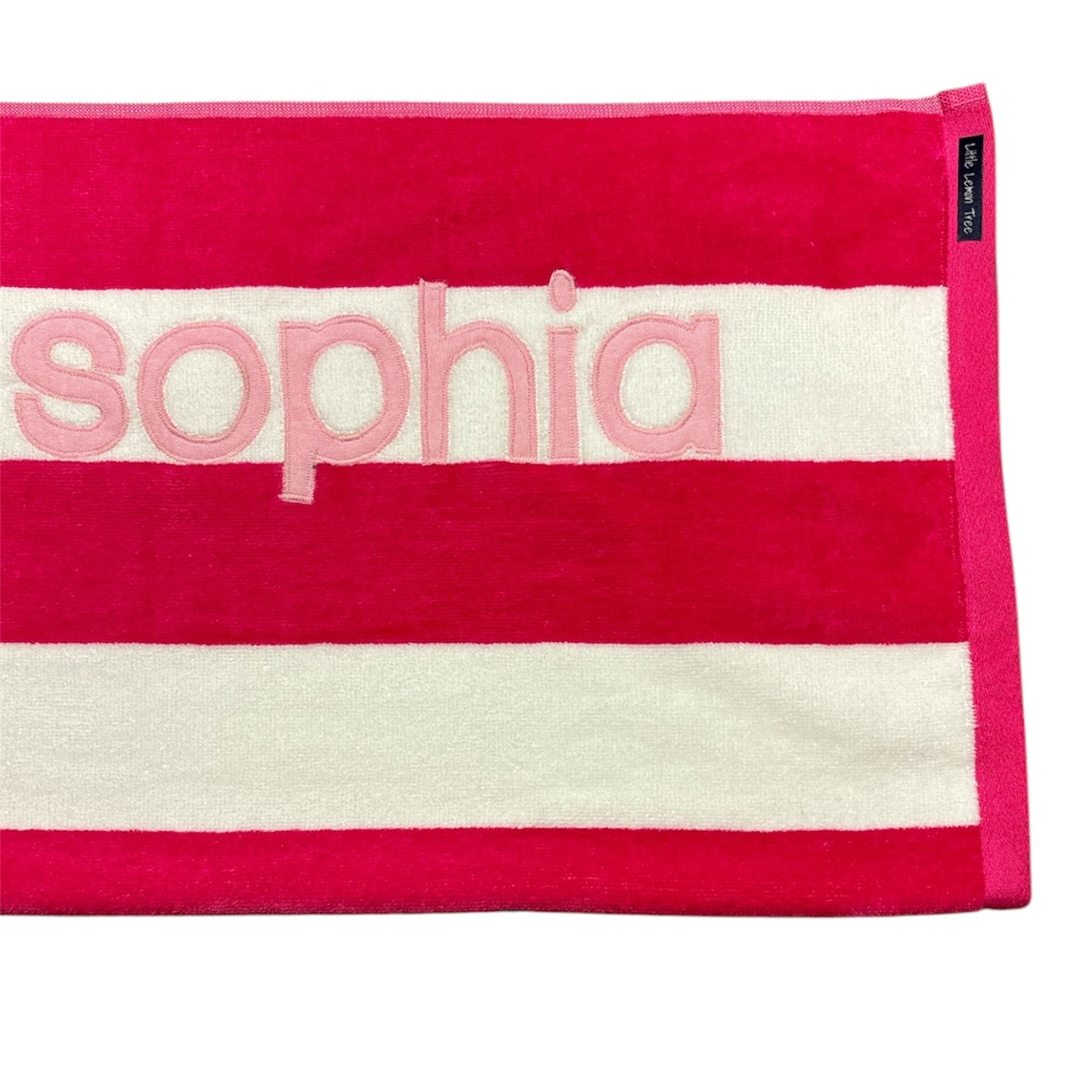 Personalised Beach Towel | Pink