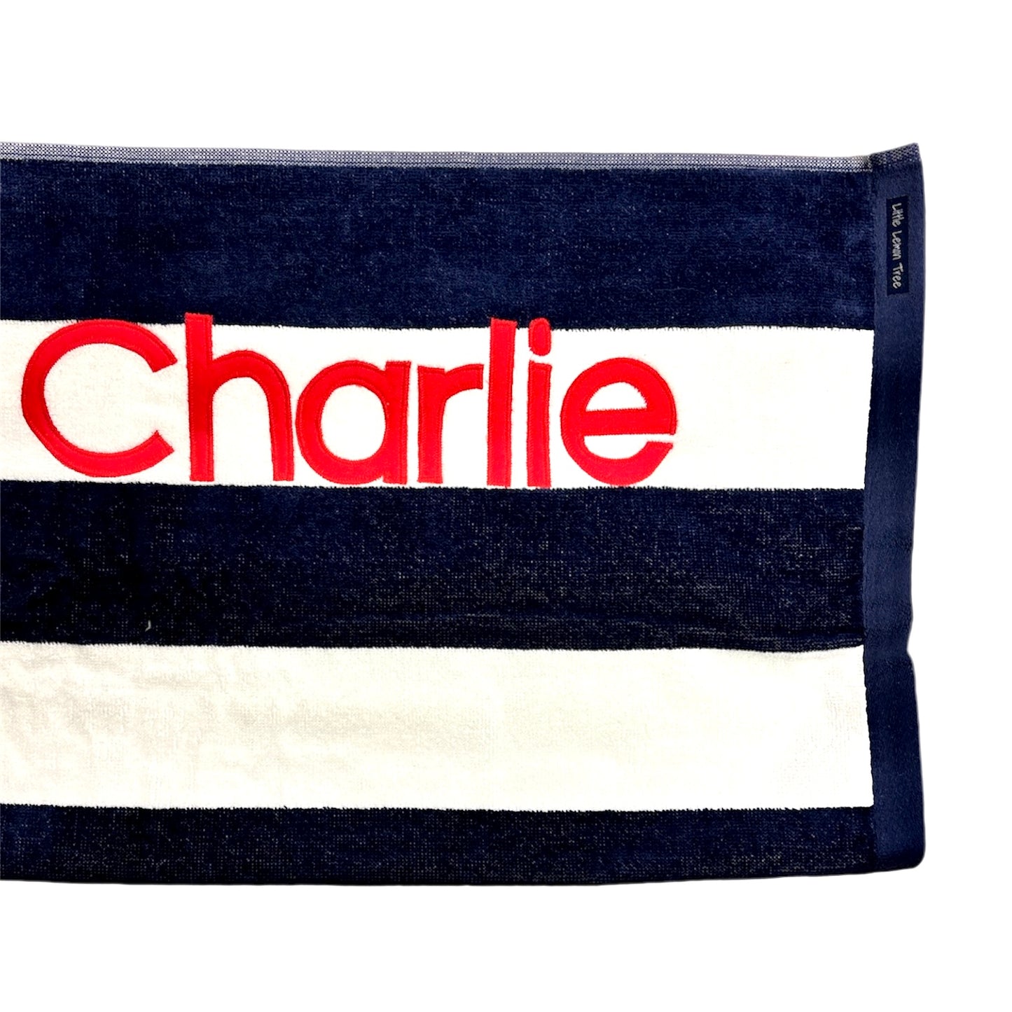 Personalised Beach Towel | Navy