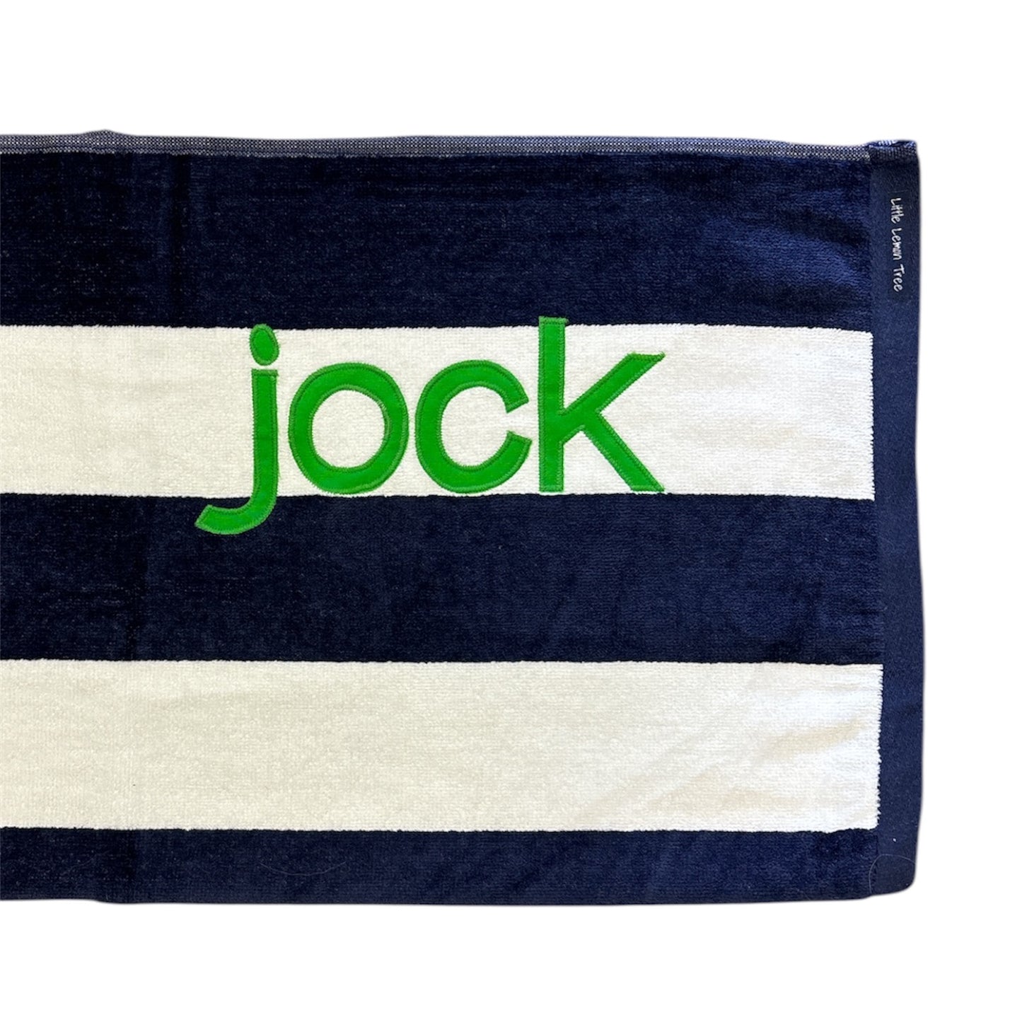 Personalised Beach Towel | Navy