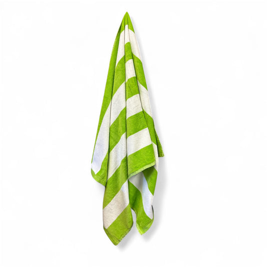 Personalised Beach Towel | Lime Green