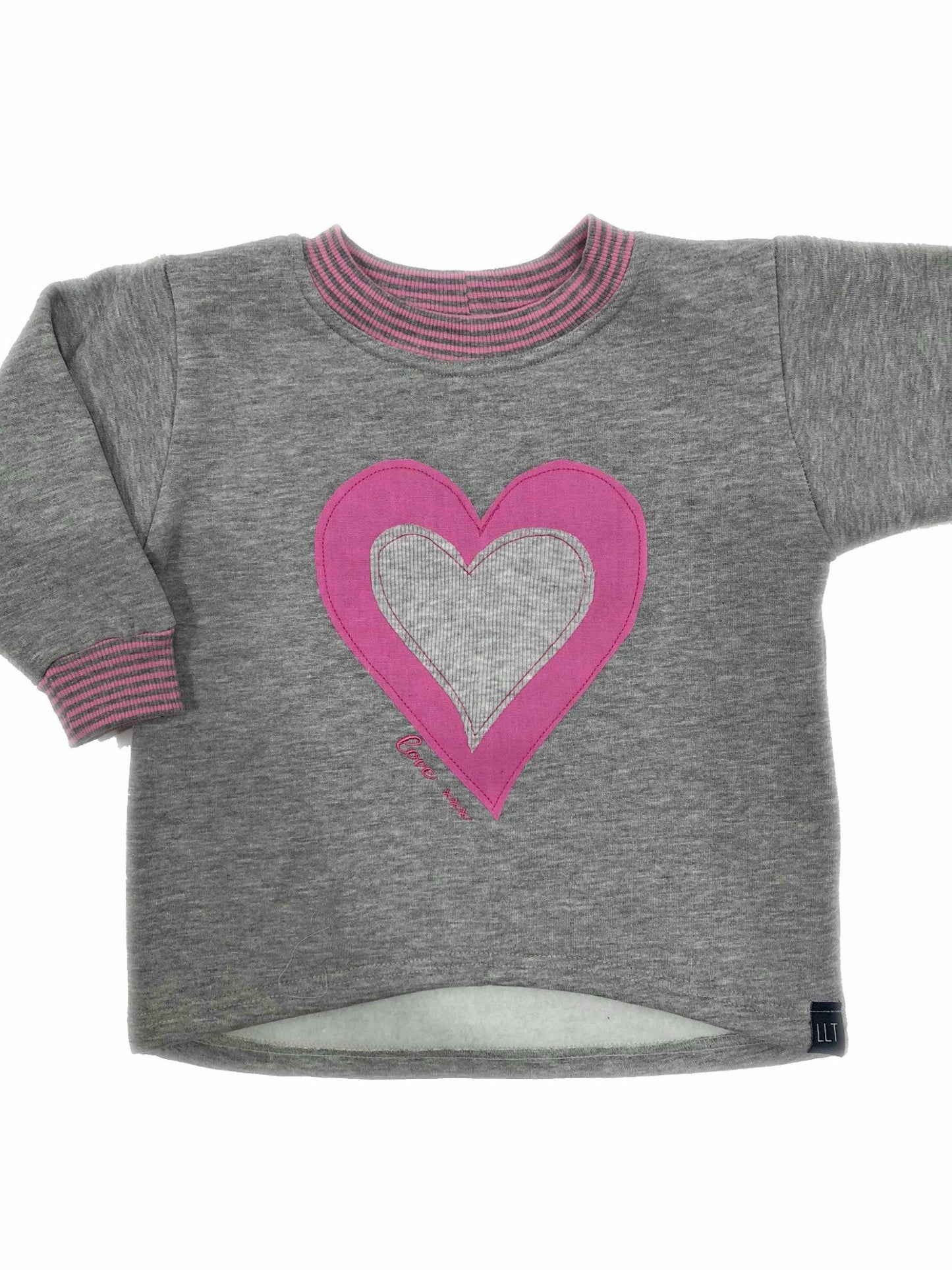 Love Scoop Crew Jumper | Pink