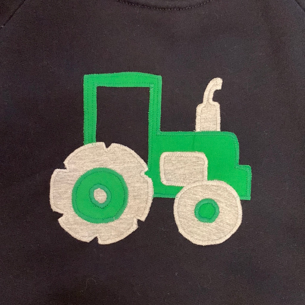 Crew | Green Tractor on Navy
