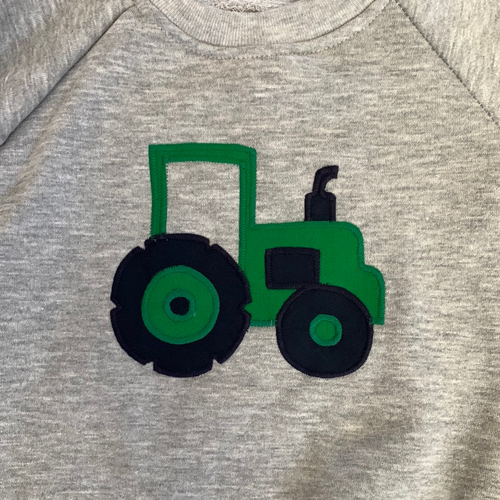 Crew | Green Tractor on Grey