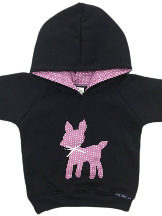 Hoodie | Pink Polkadot Fawn