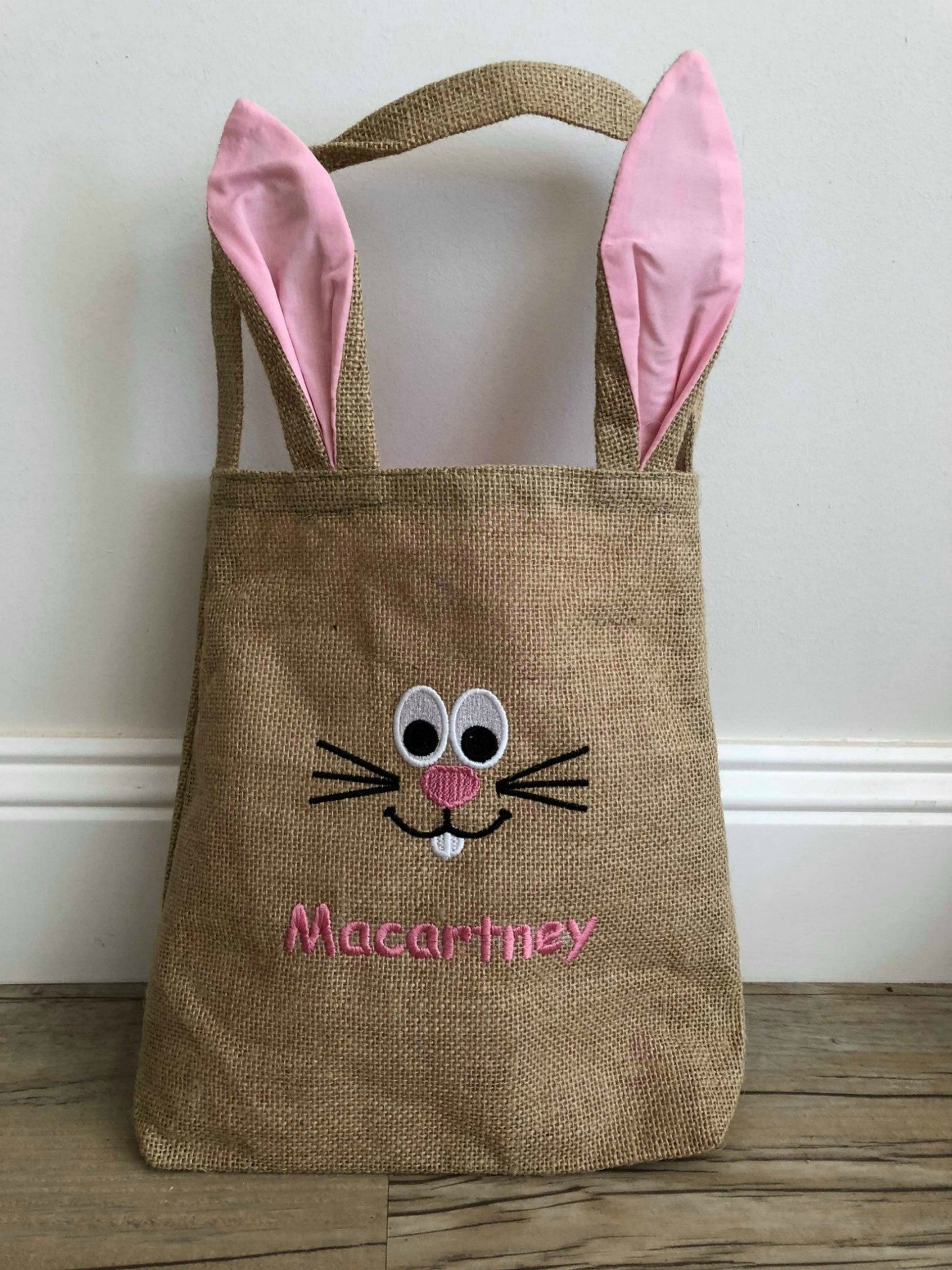 Personalised Hessian Easter Bags