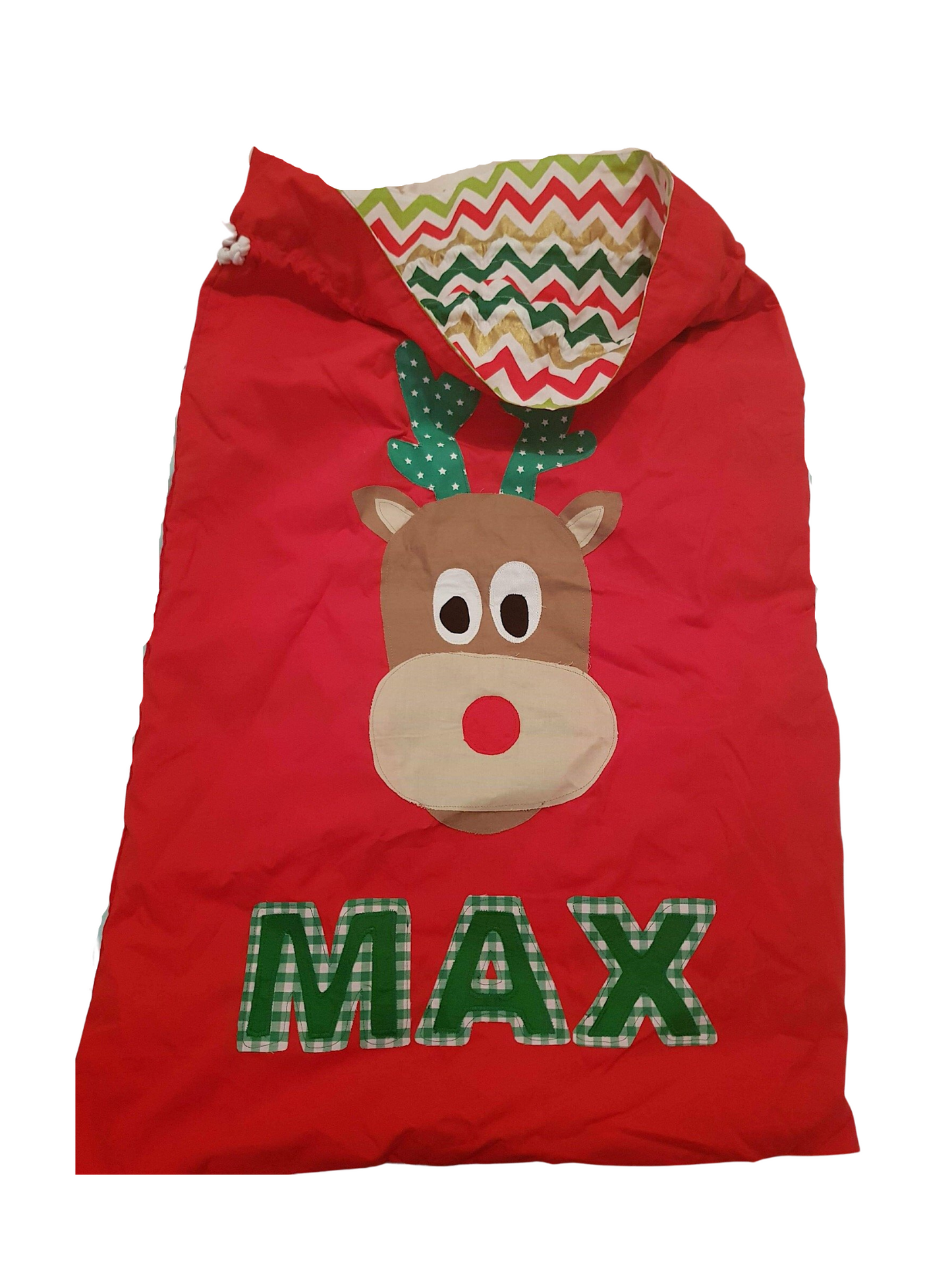 Reindeer Santa Sack