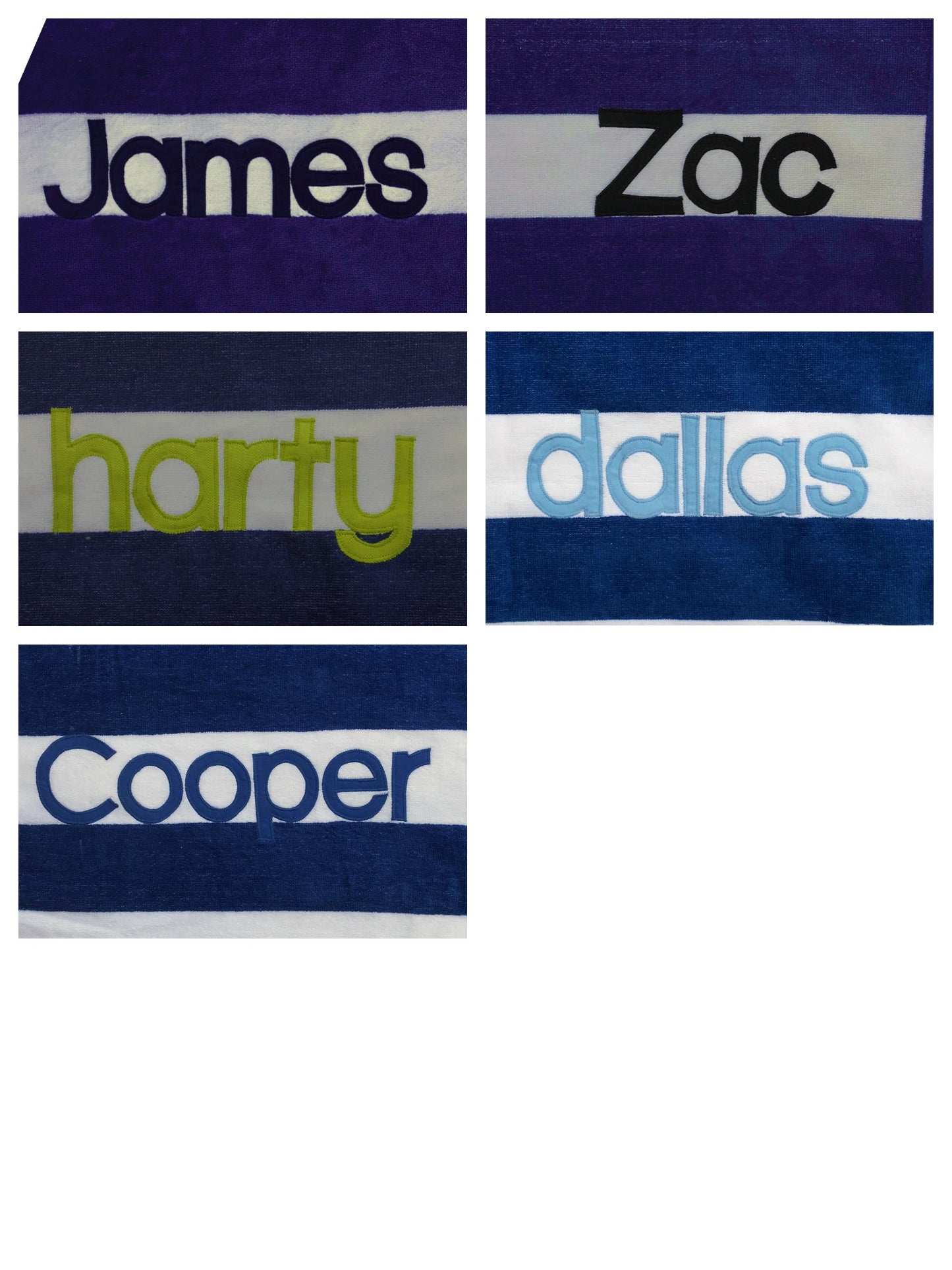 Personalised Beach Towel | Royal