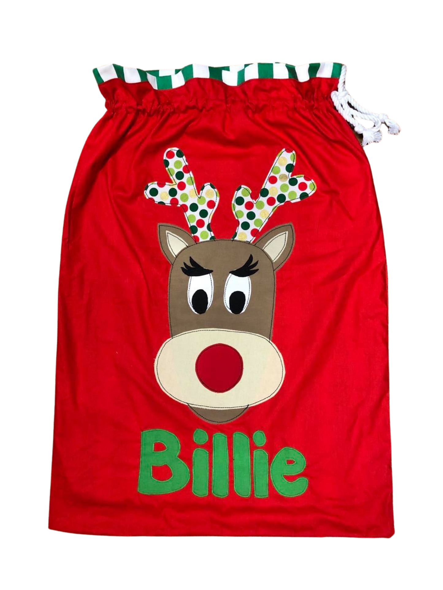 Reindeer Santa Sack