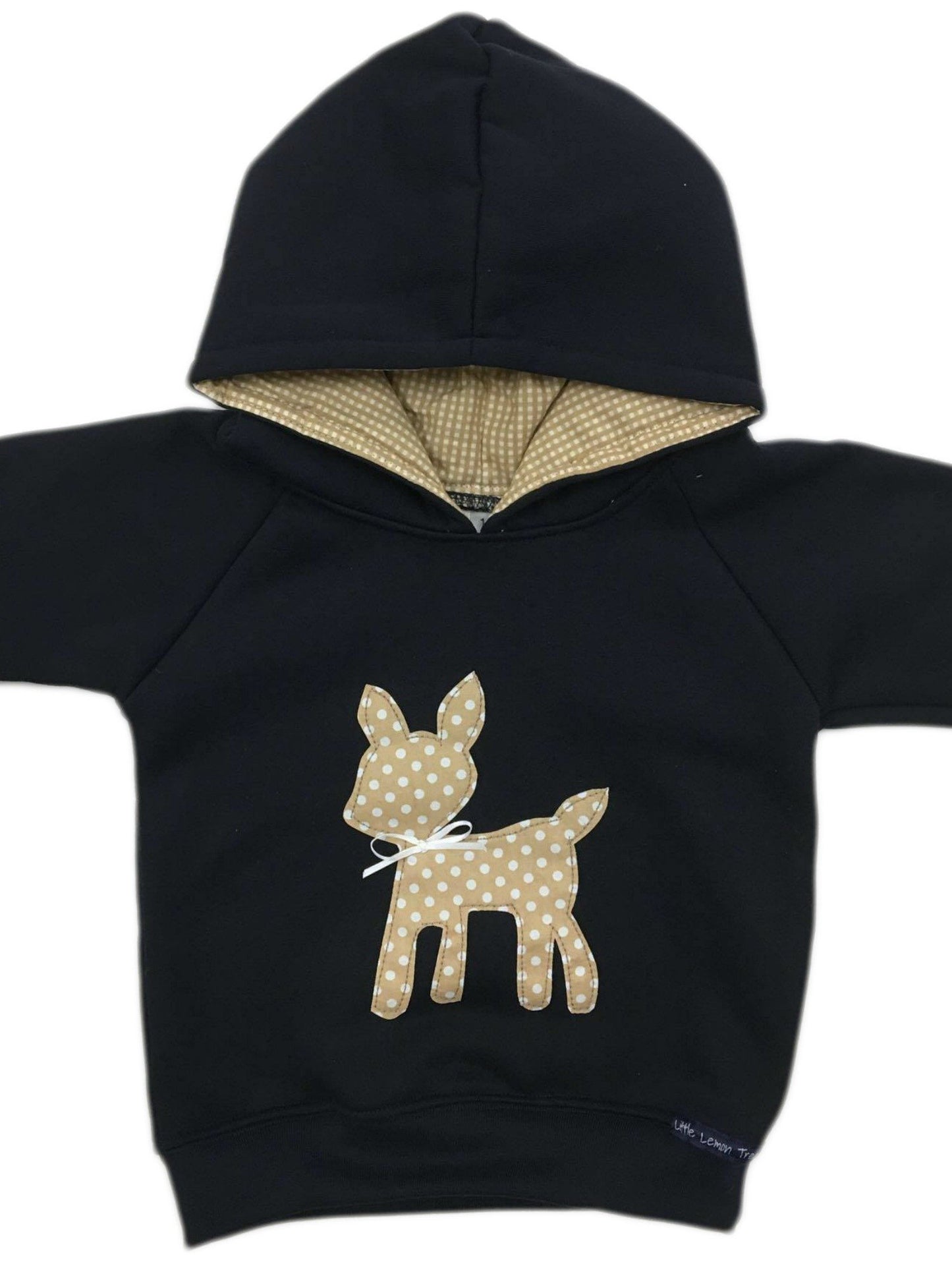 Hoodie | Tan Polkadot Fawn