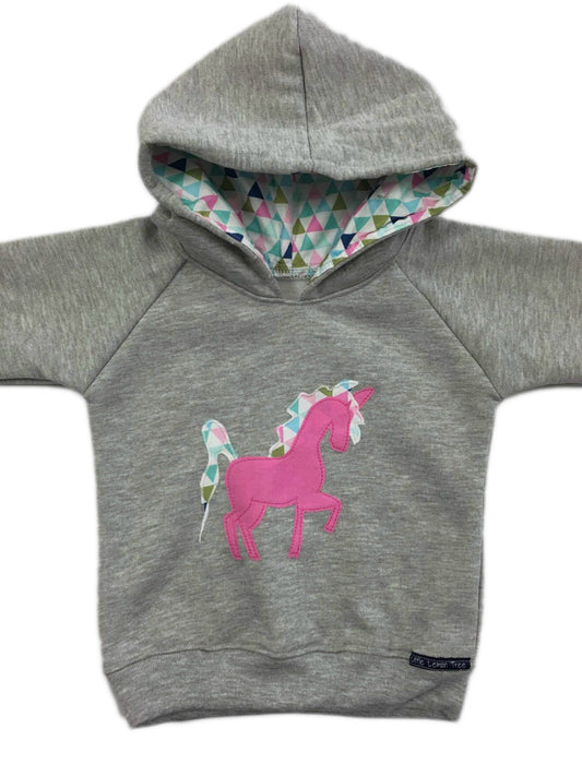 Hoodie | Unicorn on Grey